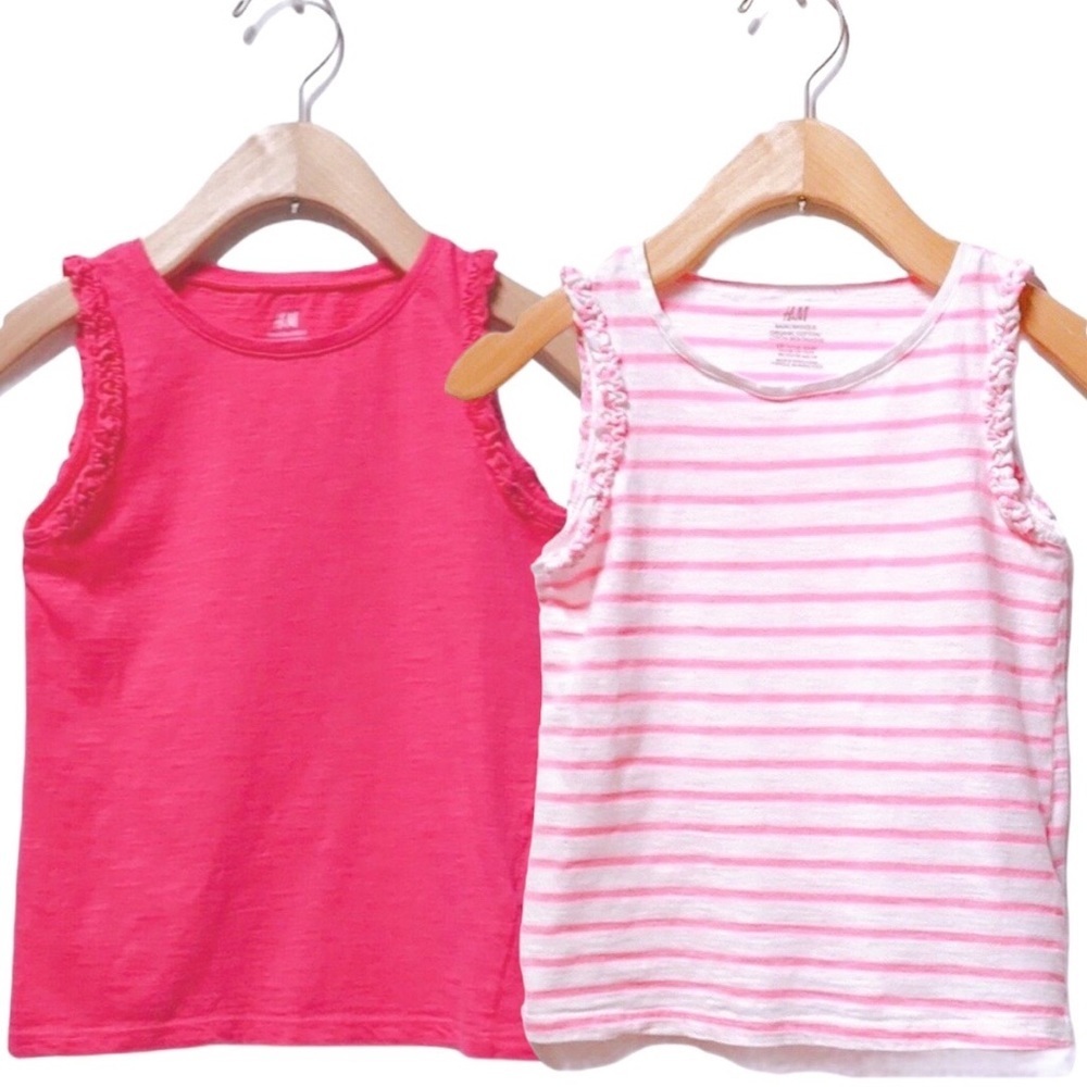 Set of 2 H&M Girls’ 6-8Y Sleeveless Tank Tops